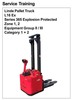Thumbnail Linde Pallet Truck Type 365:L16 Ex Service Training Manual Thumbnail Linde Pallet Truck Type 365:L16 Ex Service Training Manual