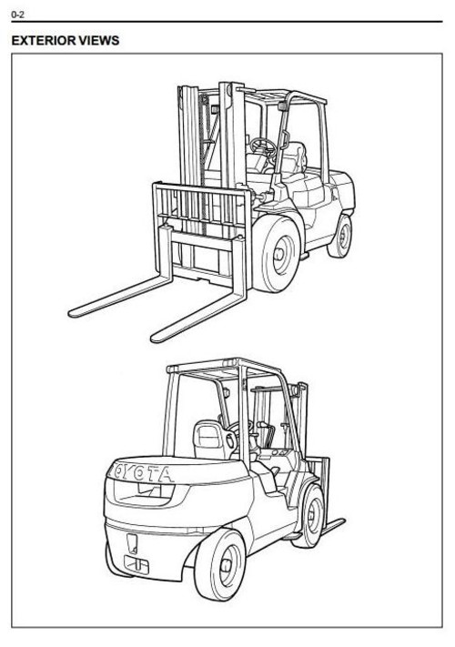 Product picture Toyota LPG Forklift Truck: 7FG35, 7FG40, 7FG45, 7FGK40, 7FGA