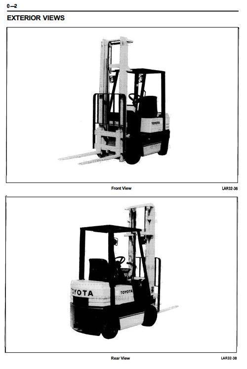 Product picture Toyota LPG Forklift Truck 5FGC10-15 Workshop Service Manual