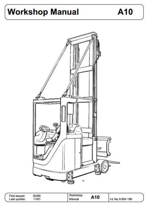 Product picture Linde Truck Type 040: A10 Service Training Manual