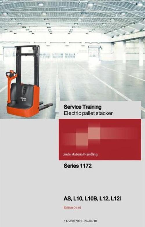 Product picture Linde Electric Pallet Stacker Type1172:AS,L10,L10B,L12,L12 