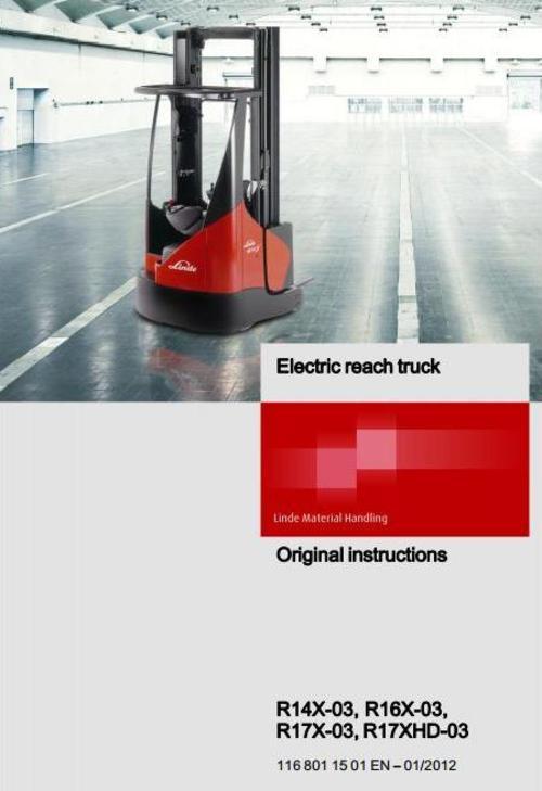 Product picture Linde Electric Reach Truck Type116-03:R14X-03-R17XHD-03