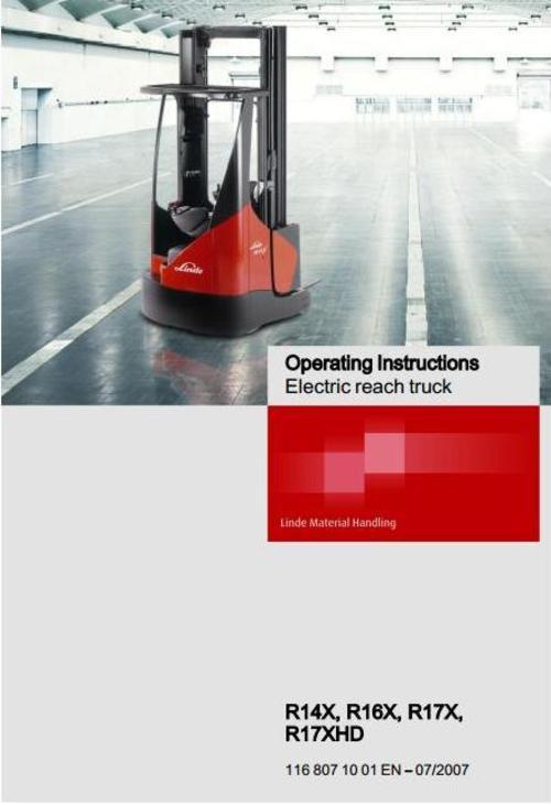 Product picture Linde Electric Reach Truck Type116:R14X,R16X,R17X,R17XHD