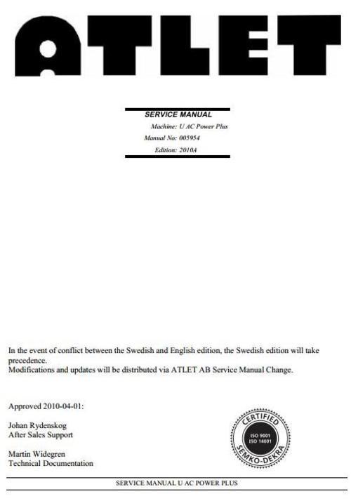 Product picture Atlet Electric Reach Truck UFS, UHS, UNS, UNN, URF, USS