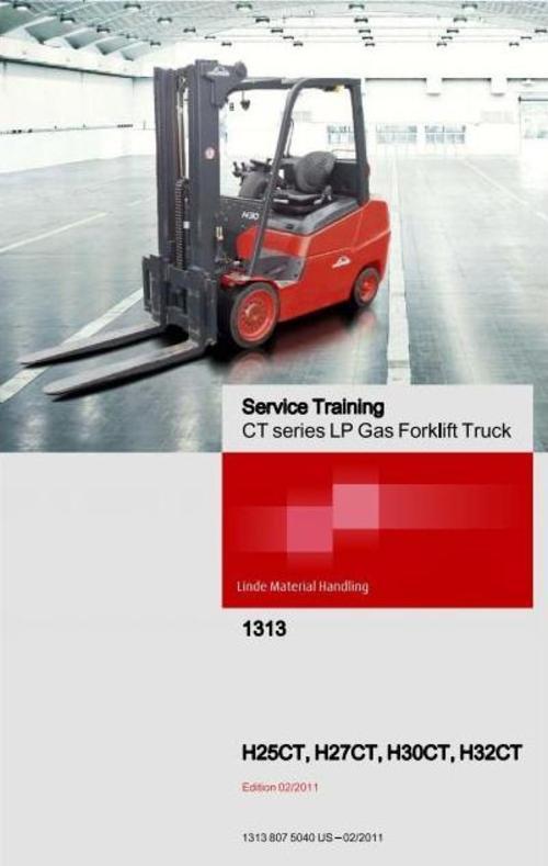 Product picture Linde Forklift Truck H1313:H25CT,H27CT,H30CT,H32CT Manual
