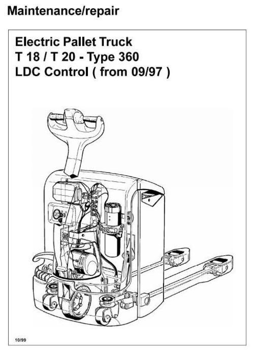 Product picture Linde Electric Pallet Truck Type 360:T18, T20 Service Manual