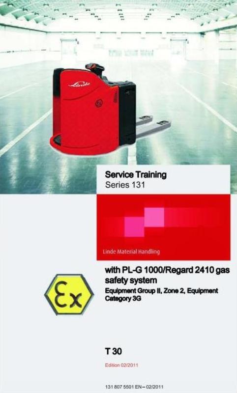 Product picture Linde Pallet Truck Type131Ex:T30 PL-G1000 Service Manual