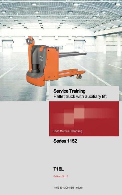 Product picture Linde Electric Pallet Truck Type1152: T16L Service Manual