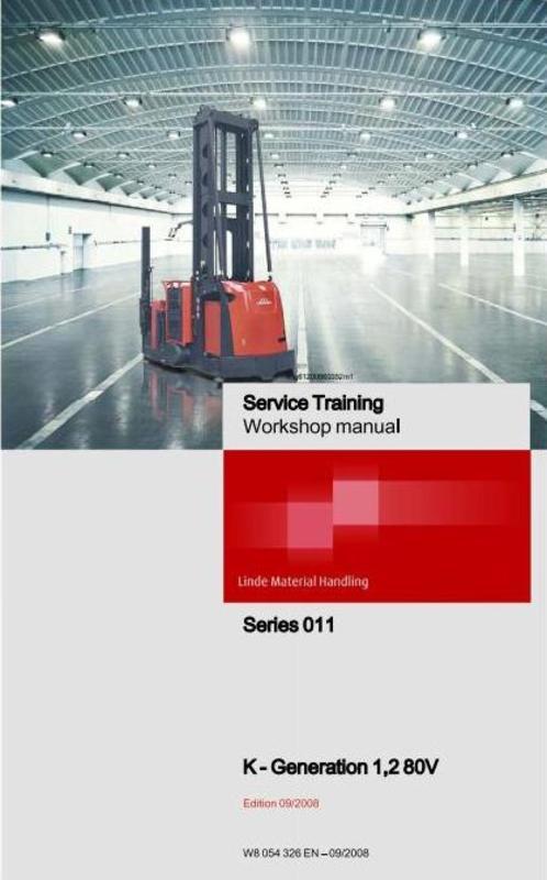 Product picture Linde Truck Type011Generation1,2:Model K 80V Workshop Manual