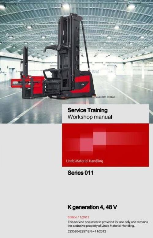 Product picture Linde Truck Type011 K Generation 48V Service Manual